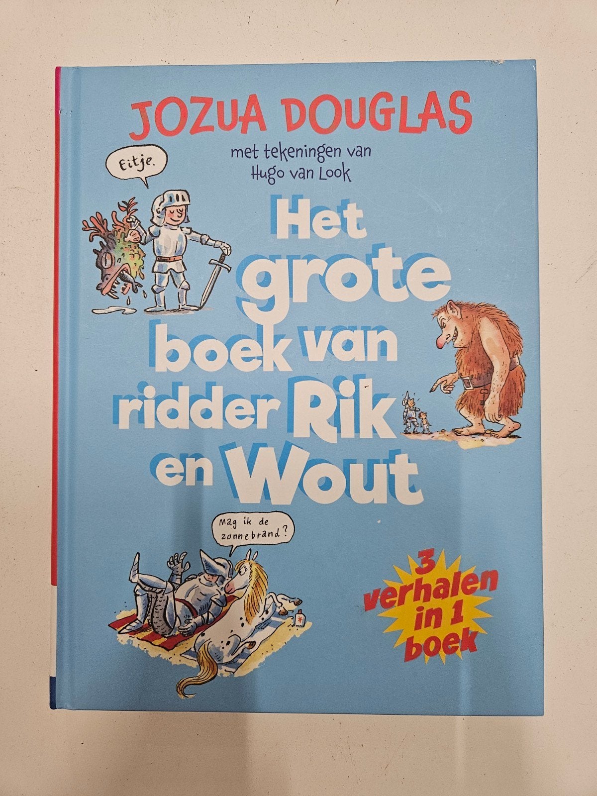 Jozua Douglas - Het grote boek van ridder Rik en Wout, Jozua Douglas, Fictie algemeen, Ophalen of Verzenden, Zo goed als nieuw
