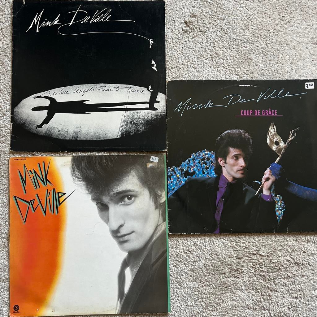 3 Mink DeVille elpees - origineel vinyl, Cd's en Dvd's, Vinyl | Pop, Ophalen of Verzenden, Gebruikt, 12 inch