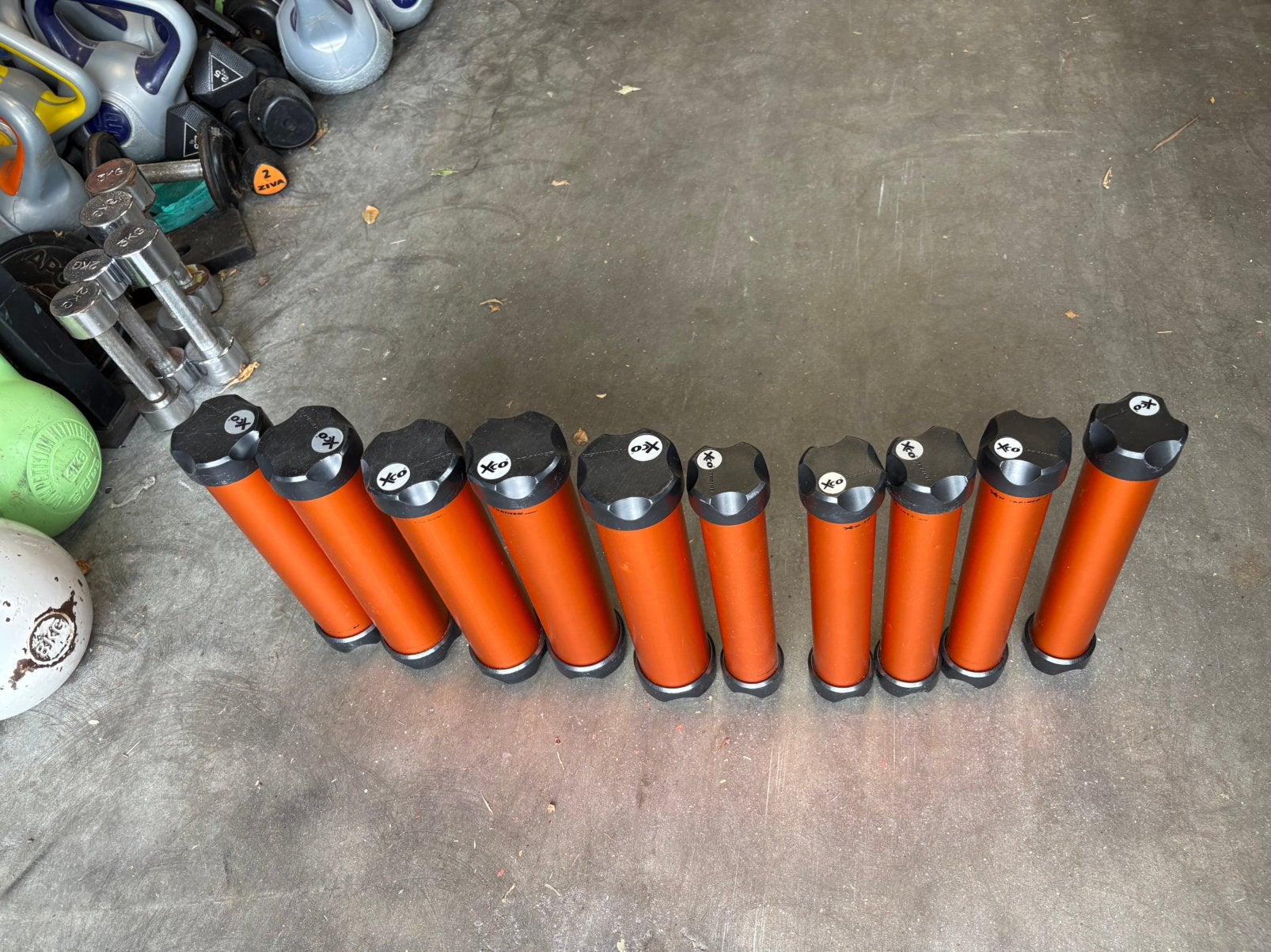 10 x xcore xco maat S en L buizen gewichten buis, Ophalen of Verzenden, 10 stuks, Xco buizen, Xcore