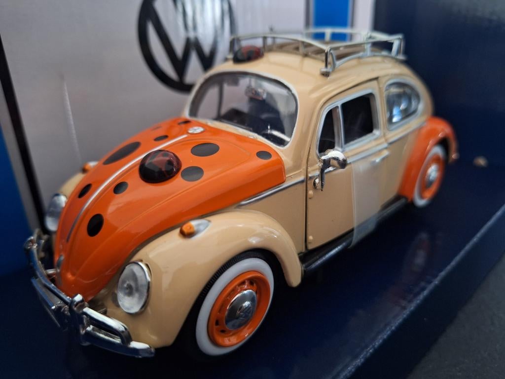 Volkswagen Kever 1966 Schaal 1:24, Nieuw, Ophalen of Verzenden, Motormax, Motormax