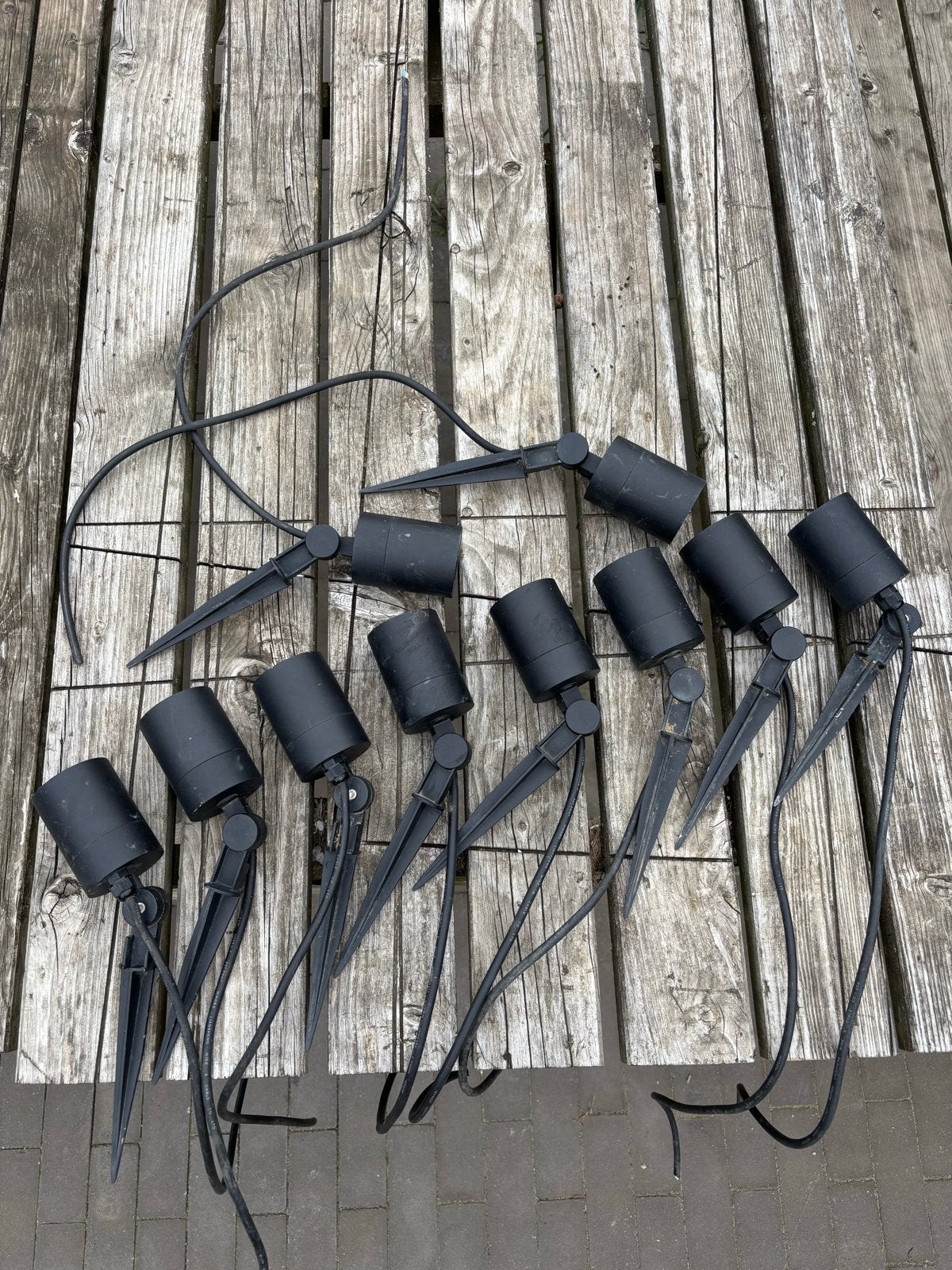 Ledvion GU10 Tuinspots IP65 Zwart Aluminium Kantelbaar (10 s, Tuin en Terras, Gebruikt, Minder dan 50 watt, Aluminium, Ophalen of Verzenden