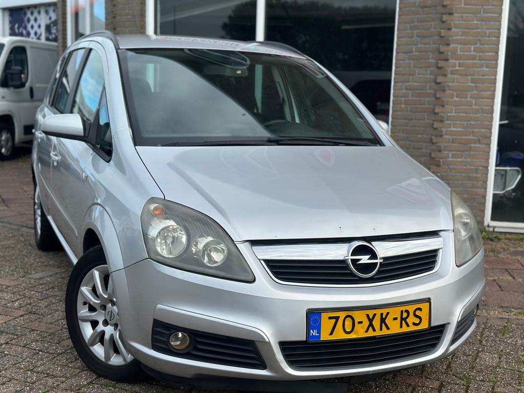 Opel Zafira 2.2 Temptation - Airco - Cruise - Nieuwe Apk -, Auto's, Opel, Voorwielaandrijving, Stof, Gebruikt, Zwart