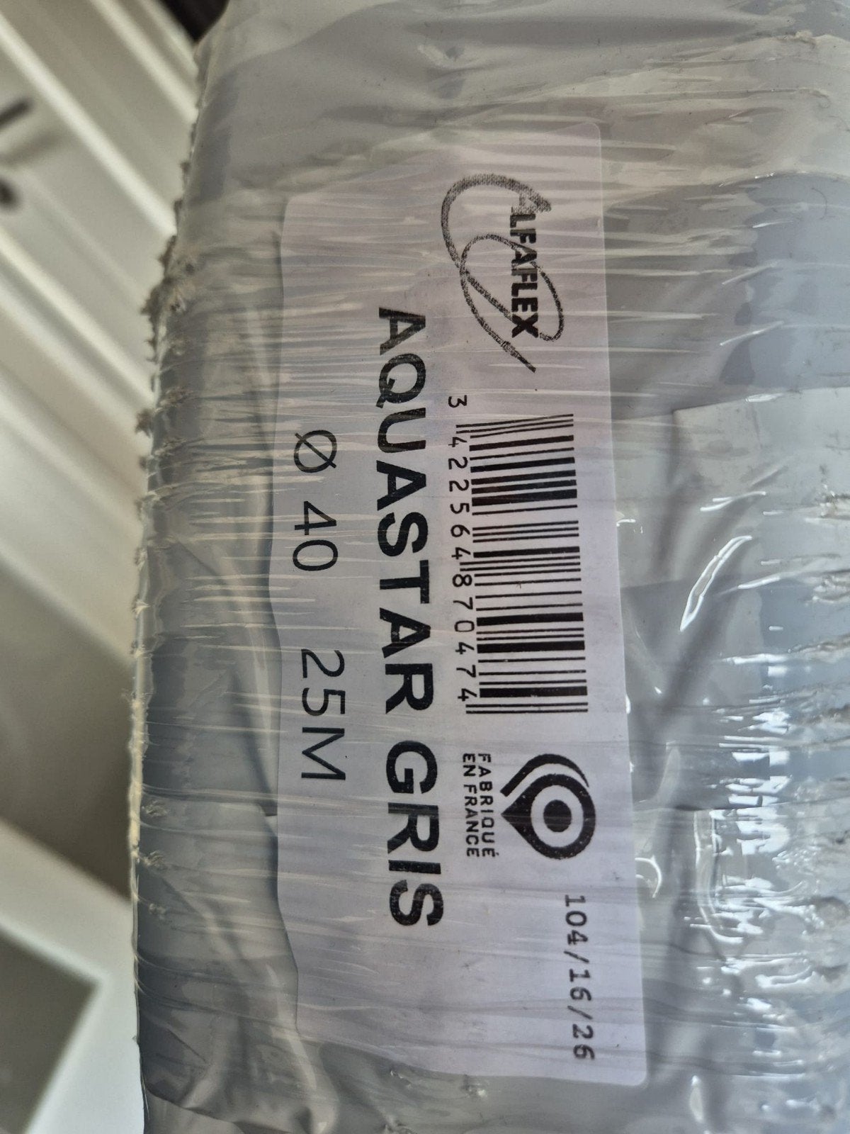 Alfaflex Aquastar Gris Zwembadslang Ø 40mm - Rol 25 Meter (N, Ophalen, Nieuw, Overige typen