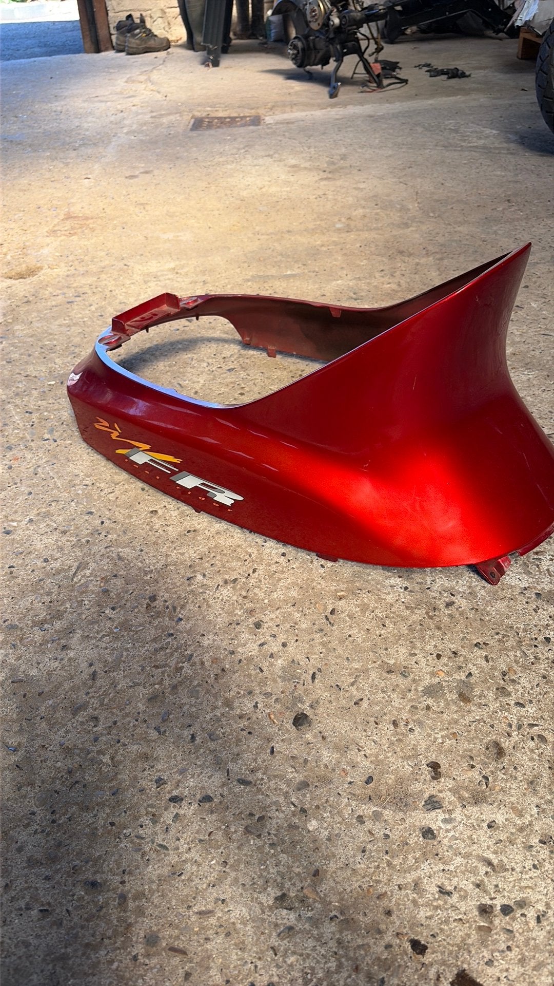 Piaggio fast rider achterkap rood, Ophalen of Verzenden