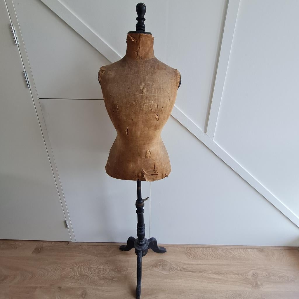 Antieke Shabby Chic Paspop, Ophalen of Verzenden