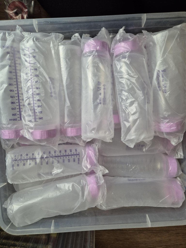 20x Sterifeed 250ml Moedermelk Bewaarfles Melk zakjes, Kinderen en Baby's, Overige merken, BPA-vrij, Overige typen, Nieuw