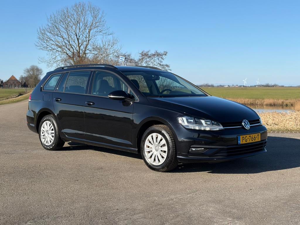 Volkswagen Golf 7.5 Variant 1.0 TSI Bj 2017  Nw apk, Auto's, Stof, Zwart, Origineel Nederlands, 3 cilinders