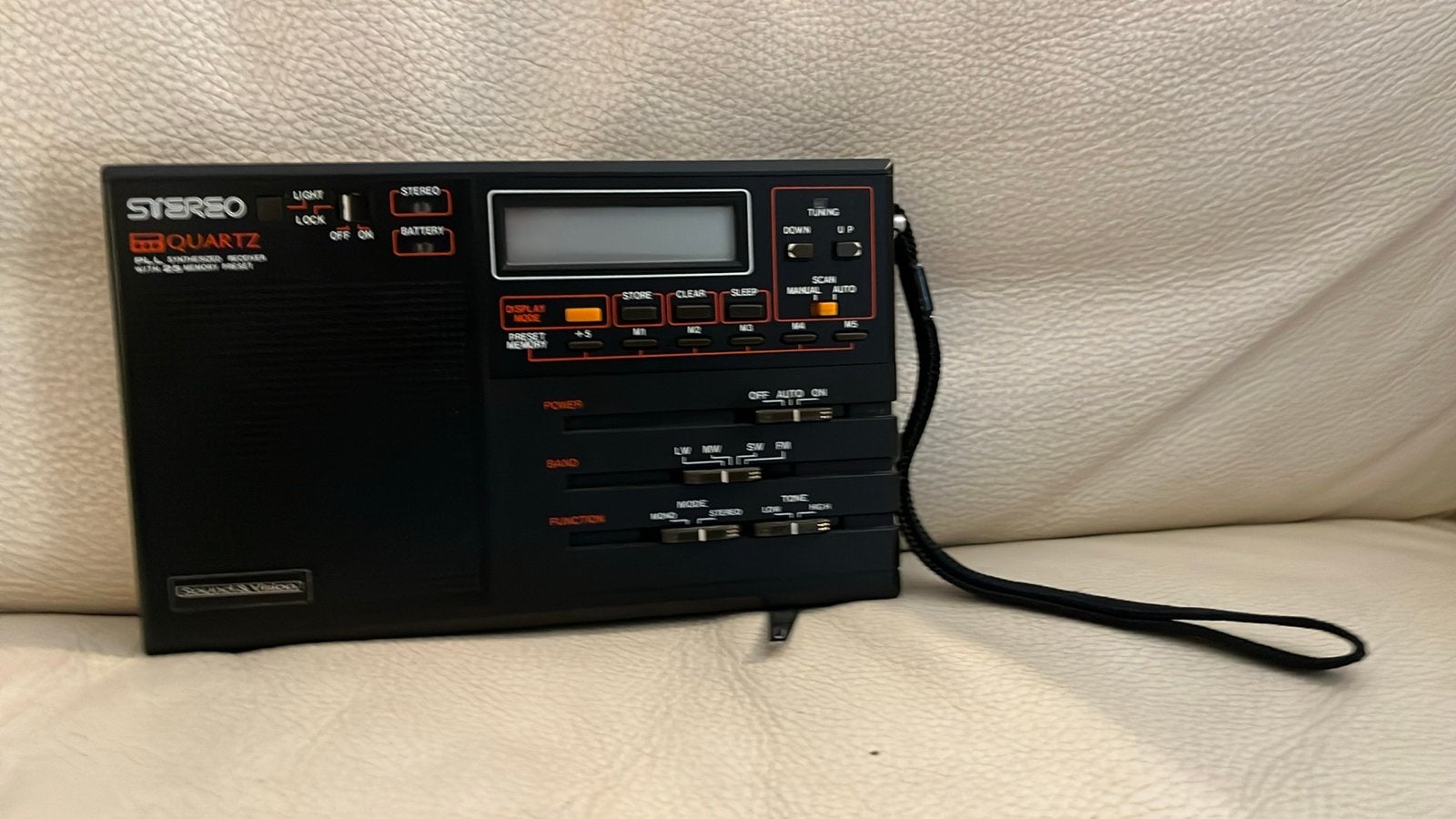 Vintage Sound & Vision Stereo Quartz Radio - Draagbaar, Ophalen of Verzenden, Zo goed als nieuw, Radio