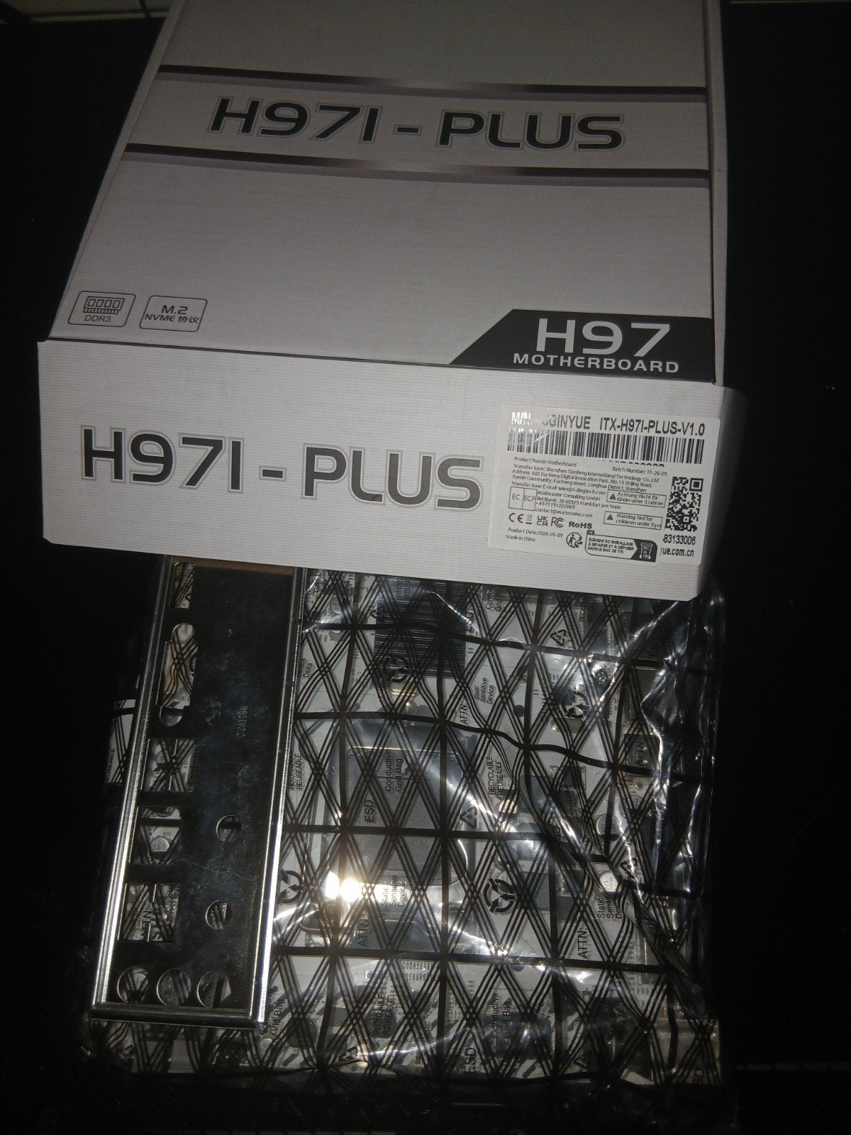 Jinyue / Machinist H97I-PLUS LGA 1150 Mini-ITX Moederbord, Computers en Software, Ophalen, DDR3, Zo goed als nieuw, Mini-ITX