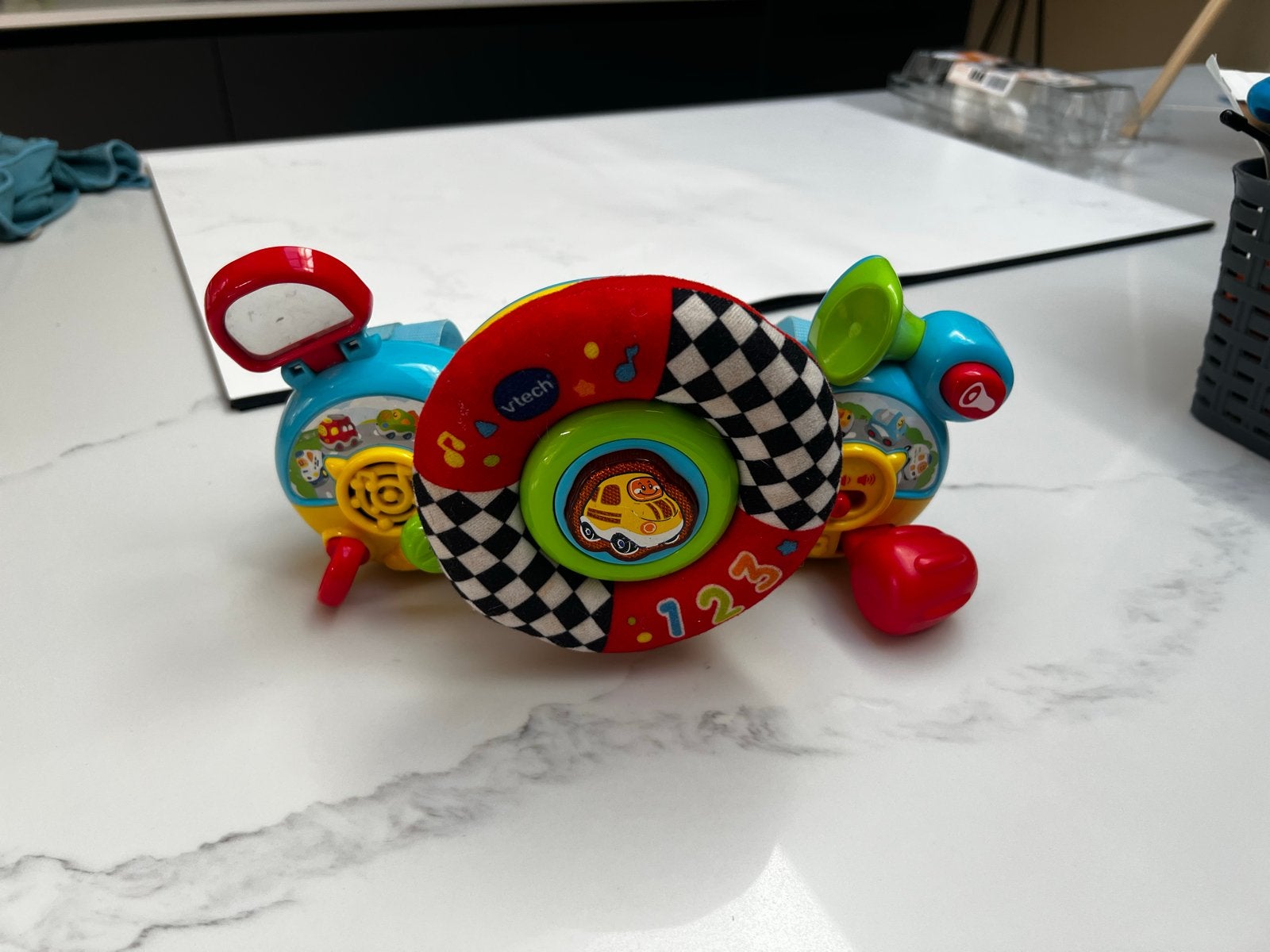 VTech Speelgoedstuur met Licht en Geluid, Ophalen of Verzenden, Gebruikt, Overige typen, Met licht