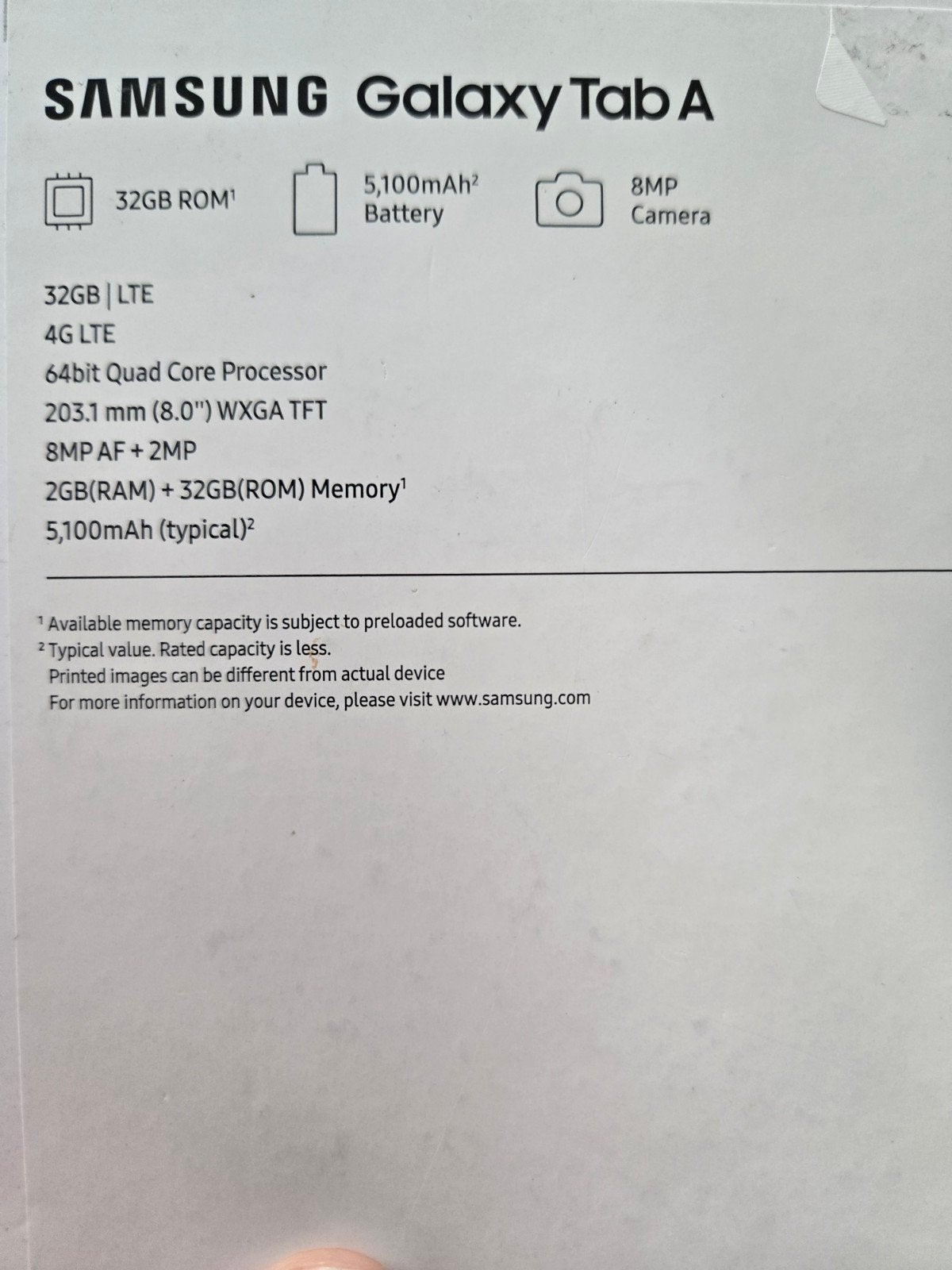 Foto 6 van Samsung Galaxy Tab A 8.0" (2019) 32GB LTE met hoes