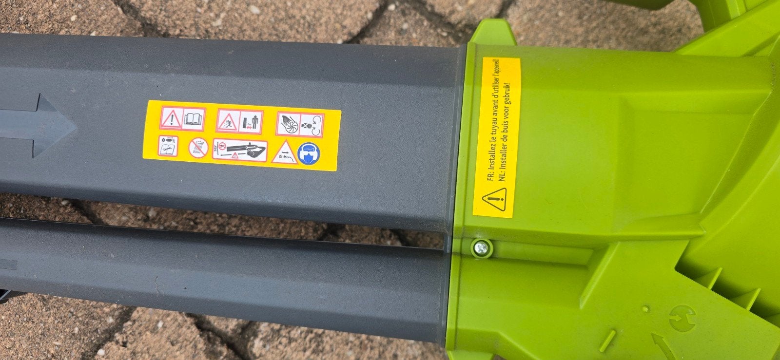 Central Park elektrische bladblazer/bladzuiger 3000W, Ophalen, Gebruikt, Central Park, Met opvangzak
