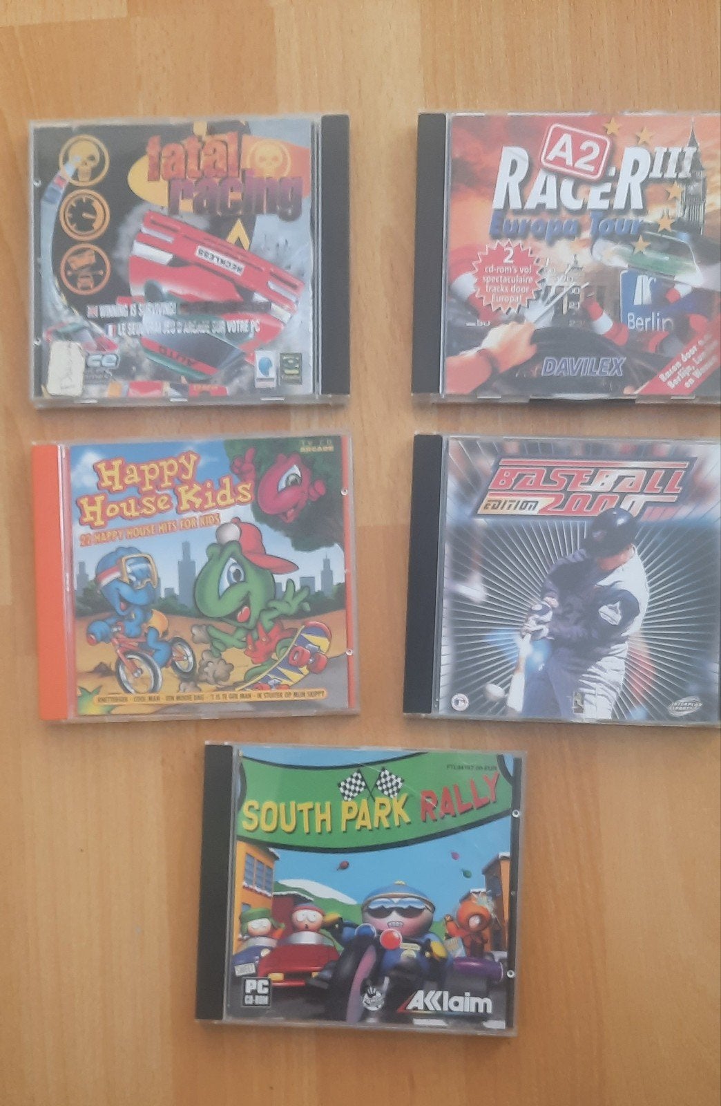 5 spellen te koop, Ophalen