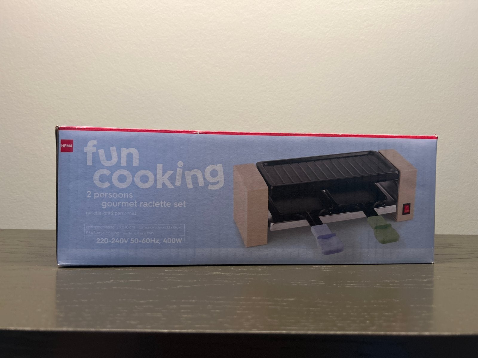 Gourmetstel 2 personen - Hema Fun Cooking, Witgoed en Apparatuur, Gourmetstellen, Ophalen, Zo goed als nieuw, Minder dan 4 personen