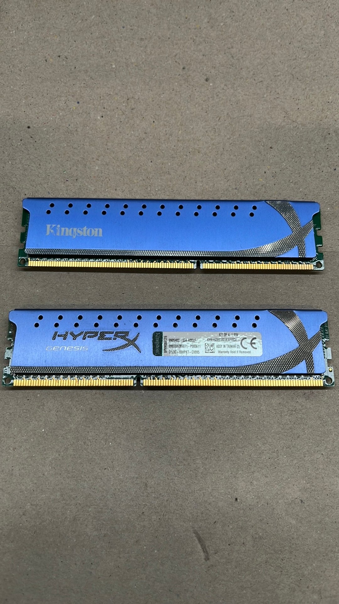 Kingston HyperX 8GB (2x4GB) DDR3-1600 CL9 Desktop RAM