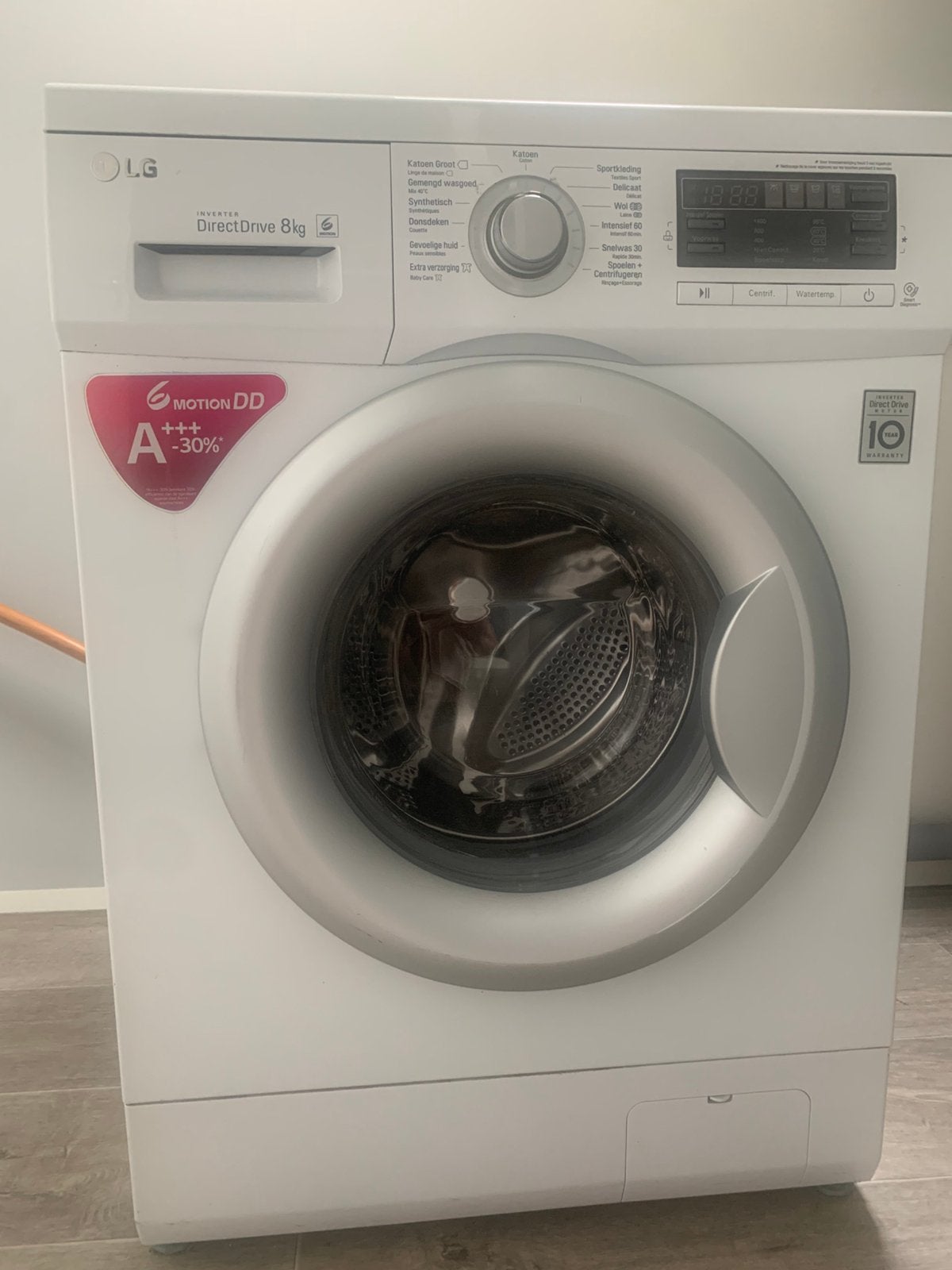Wasmachine, Ophalen, 1200 tot 1600 toeren, Gebruikt, Energieklasse A of zuiniger