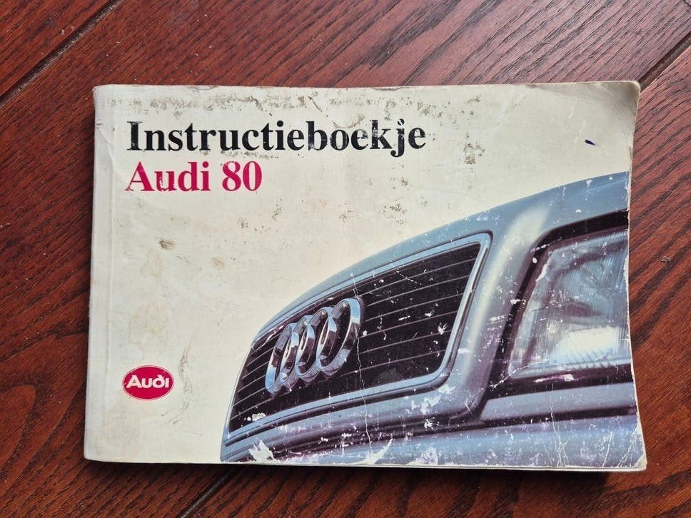 Instructieboekje Audi 80 (origineel), Auto diversen, Handleidingen en Instructieboekjes, Ophalen of Verzenden