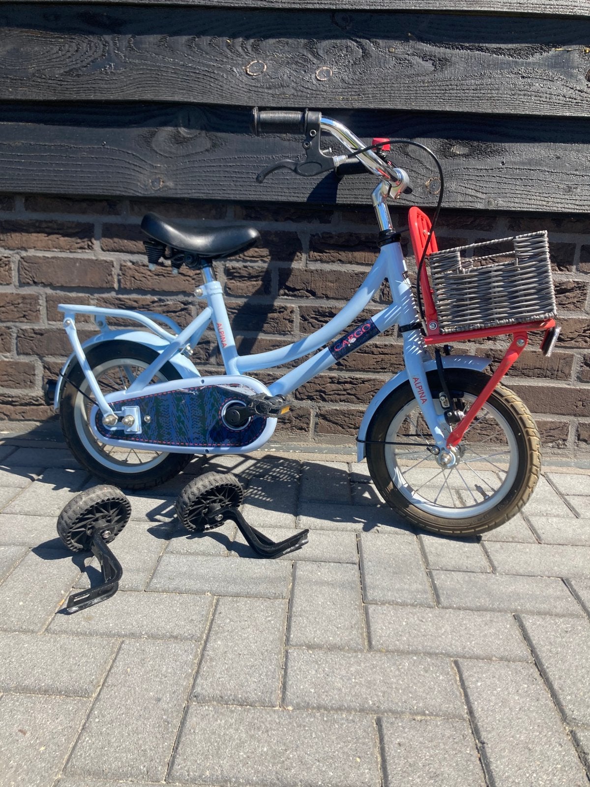 Alpina cargo 12,5 inch, Fietsen en Brommers, Fietsen | Meisjes, Ophalen, Terugtraprem, 14 inch of minder, Handrem