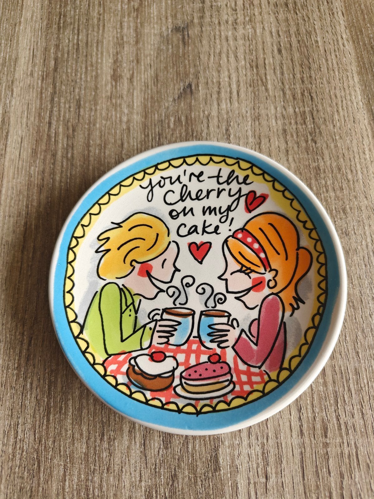 Blond Amsterdam Petit Four ⌀12cm, Nieuw, Ophalen of Verzenden, Schaal of Schalen, Modern