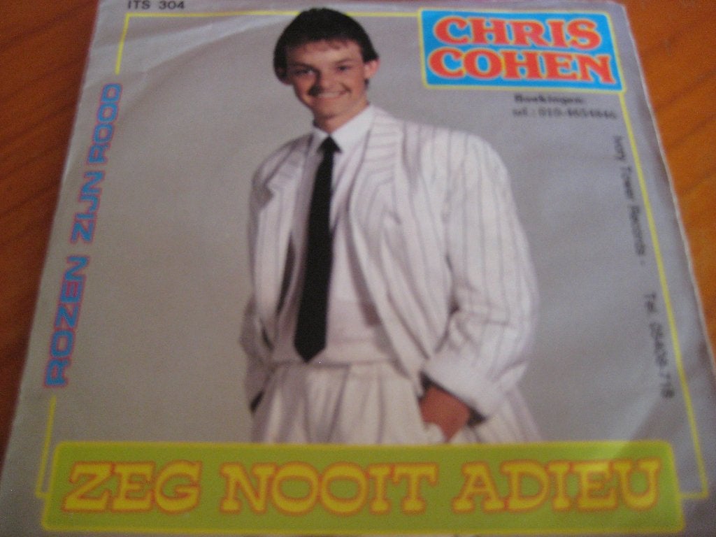 Chris Cohen: Zeg nooit adieu, Ophalen of Verzenden, Zo goed als nieuw, Nederlandstalig