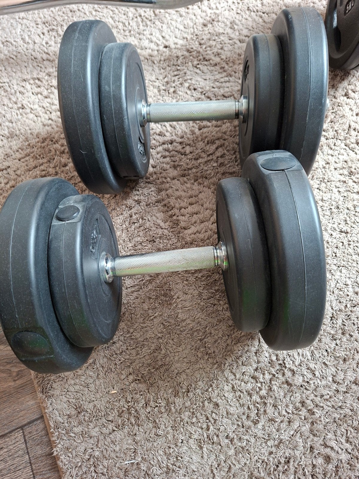 Verstelbare Dumbbells Set - Ideaal voor Thuis Workout, Ophalen, Gebruikt, Rug, Dumbbell
