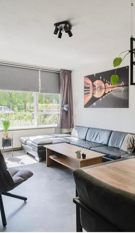 Wegens verhuizing te koop Montel leren bankstel, Ophalen of Verzenden, Gebruikt, 75 tot 100 cm