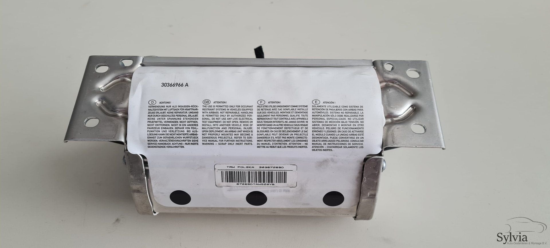 Dashboard Airbag BMW 3 serie E90 E91 E92 E93  3225016, Auto-onderdelen, Dashboard en Schakelaars, Gebruikt, Ophalen of Verzenden
