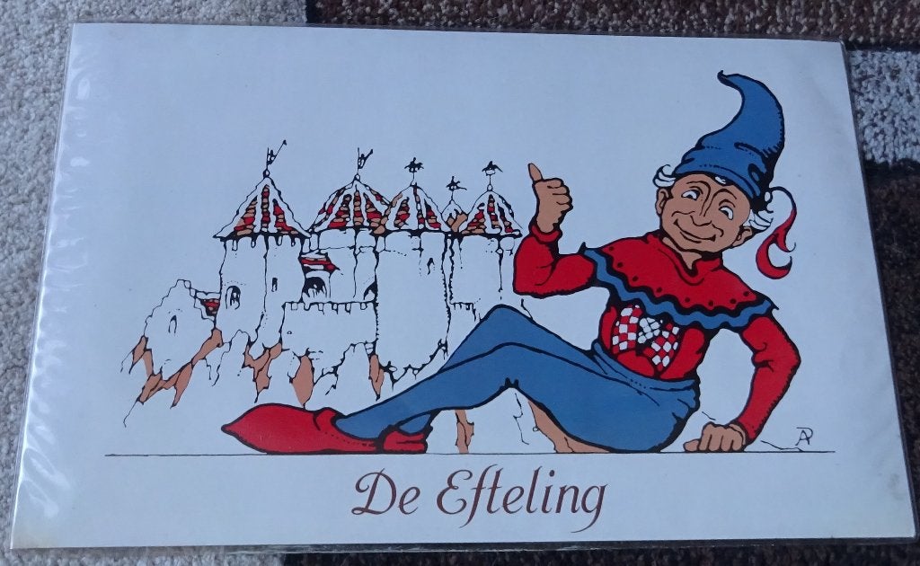Anton Pieck – Efteling – Hele oude dubbelzijdige placemat, Ophalen of Verzenden, Zo goed als nieuw, Gebruiksvoorwerp
