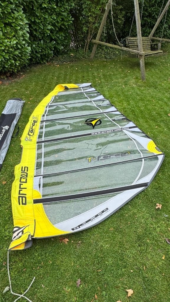 Arrows T-Force race slalomzeil 5.9m2, Watersport en Boten, Met draagtas, 5 tot 6.5 m², Minder dan 250 cm, Ophalen of Verzenden