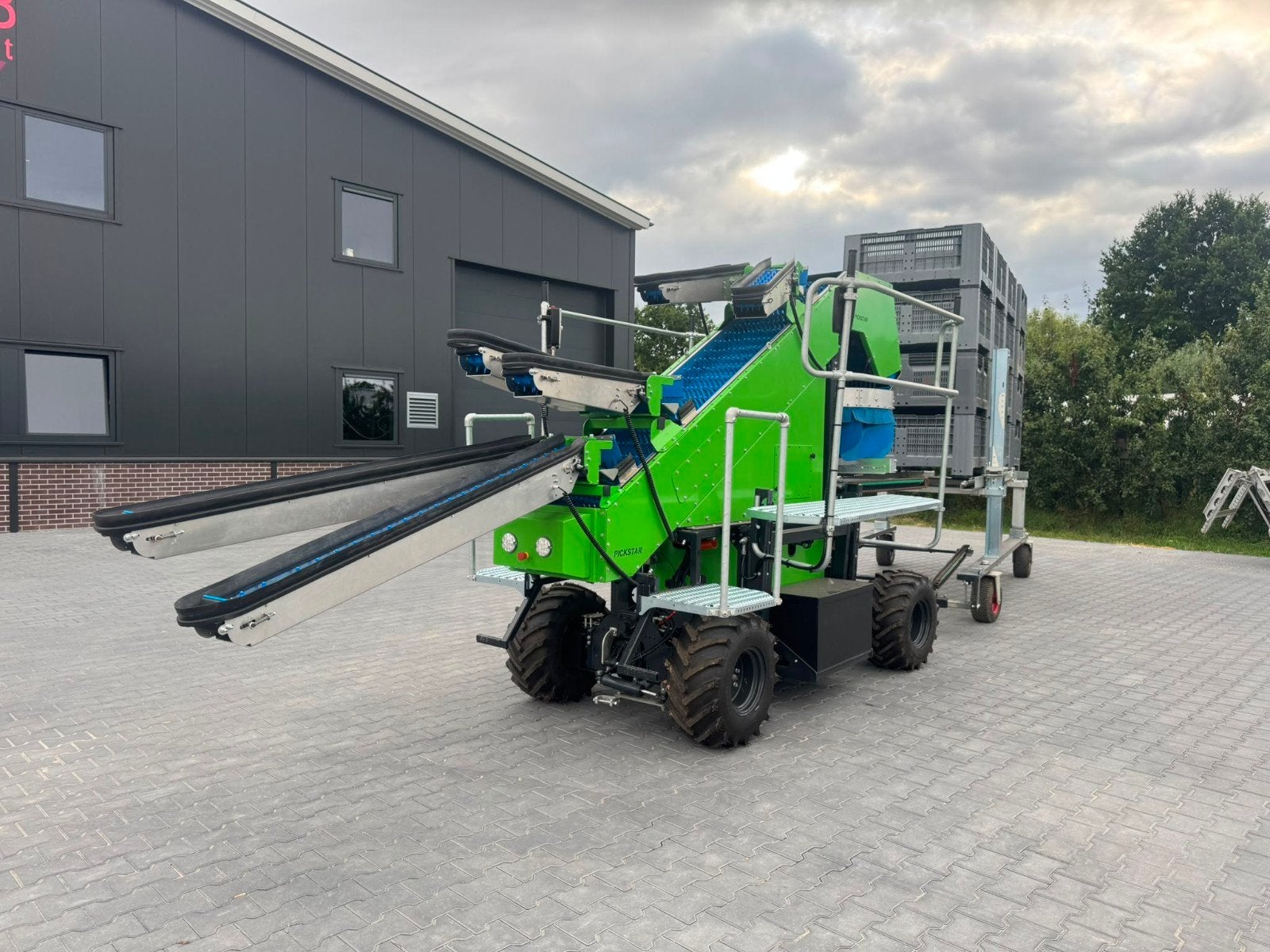 100 % elektrische pickstar plukmachine pluk o trac, Ophalen of Verzenden, Fruitteelt, Oogstmachine