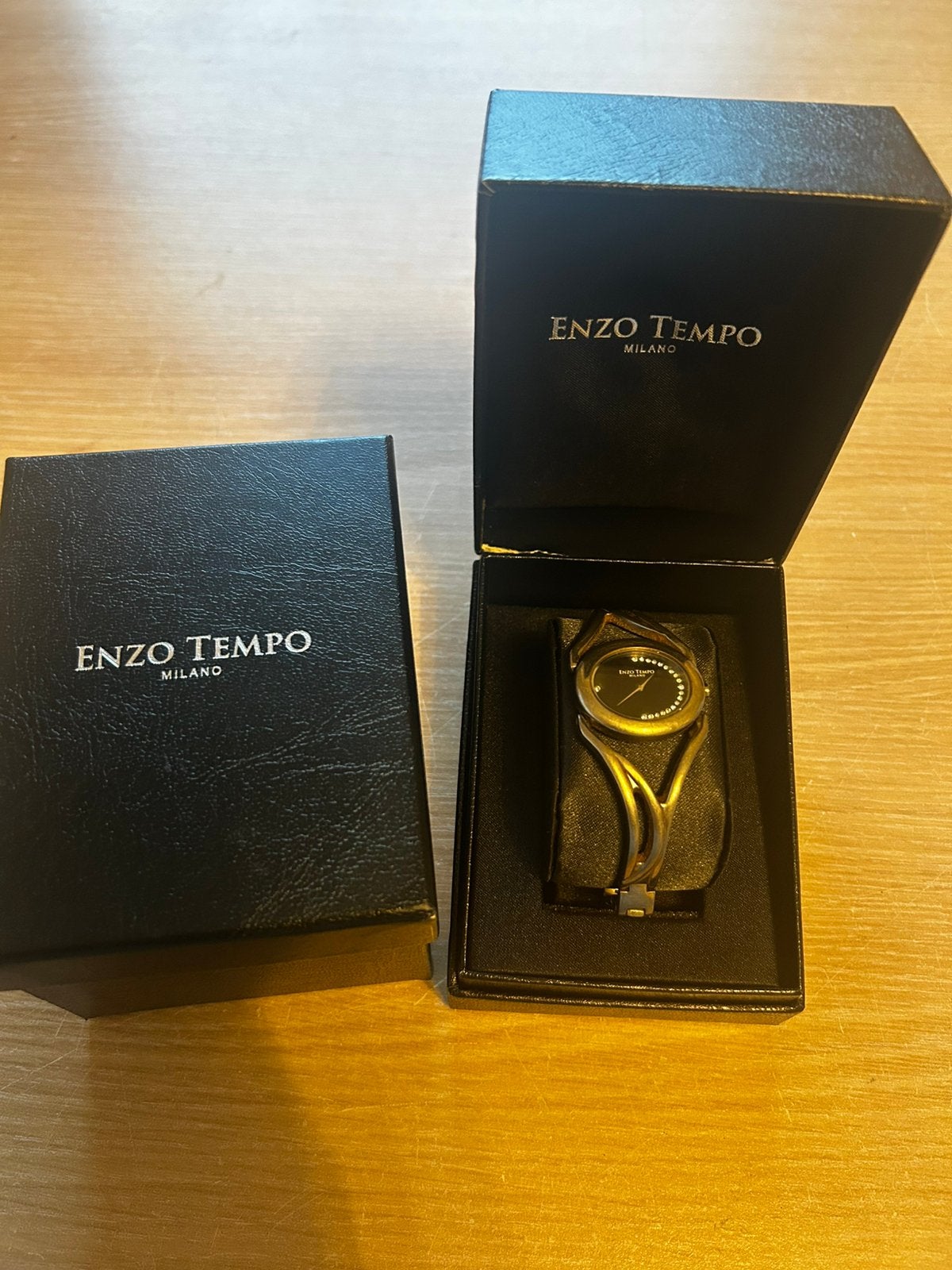 Enzo Tempo Milano Dameshorloge met Strass, Sieraden, Tassen en Uiterlijk, Overige merken, Gebruikt, Polshorloge, Ophalen of Verzenden