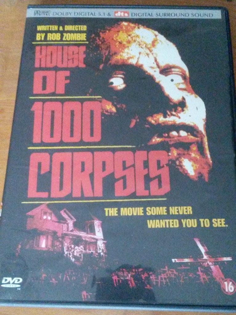 House of 1000 corpses - Rob Zombie, Cd's en Dvd's, Dvd's | Horror, Vanaf 16 jaar, Verzenden, Nederlands, Overige genres