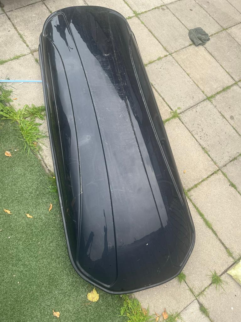 Ruime Menabo 580 Black Duo Dakkoffer - 580 Liter, Ophalen of Verzenden, Gebruikt