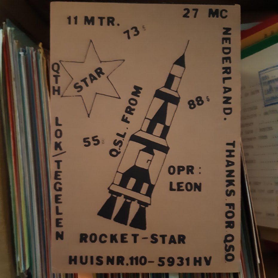 QSL kaarten (uit regio Brabant), Ophalen of Verzenden, 1960 tot 1980