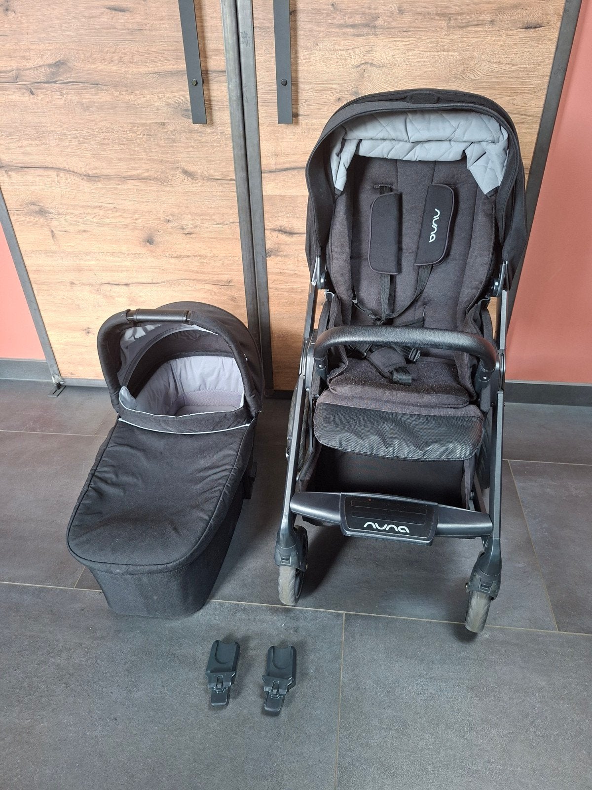 Nuna 2-in-1 kinderwagen met accessoires, Kinderen en Baby's, Kinderwagens en Combinaties, Ophalen, Gebruikt, Overige merken, Met reiswieg