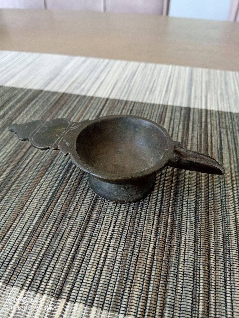 Bronze melkvoerbeker - Palada uit india, Antiek en Kunst, Antiek | Koper en Brons, Ophalen of Verzenden, Brons