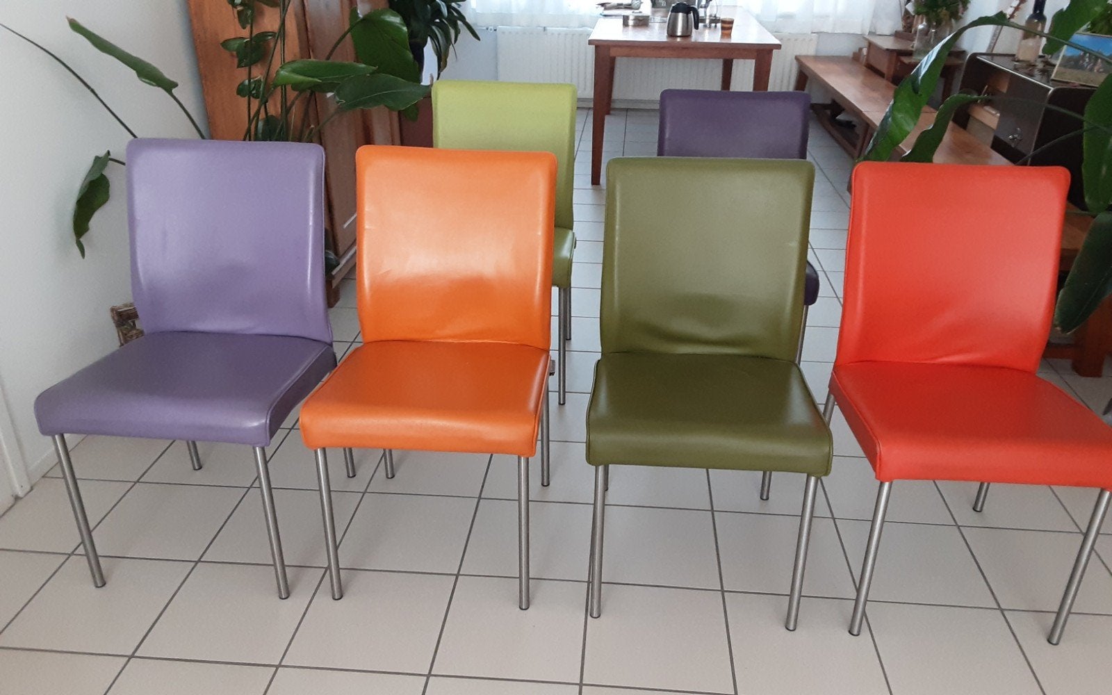 Eetkamerstoelen, Ophalen