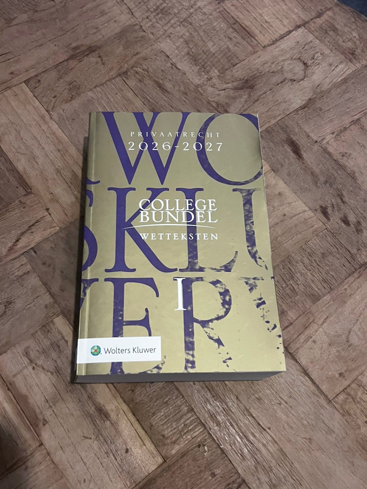 College wettenbundel (2026-2027), Ophalen of Verzenden, Zo goed als nieuw, Juridisch en Recht, Nederland