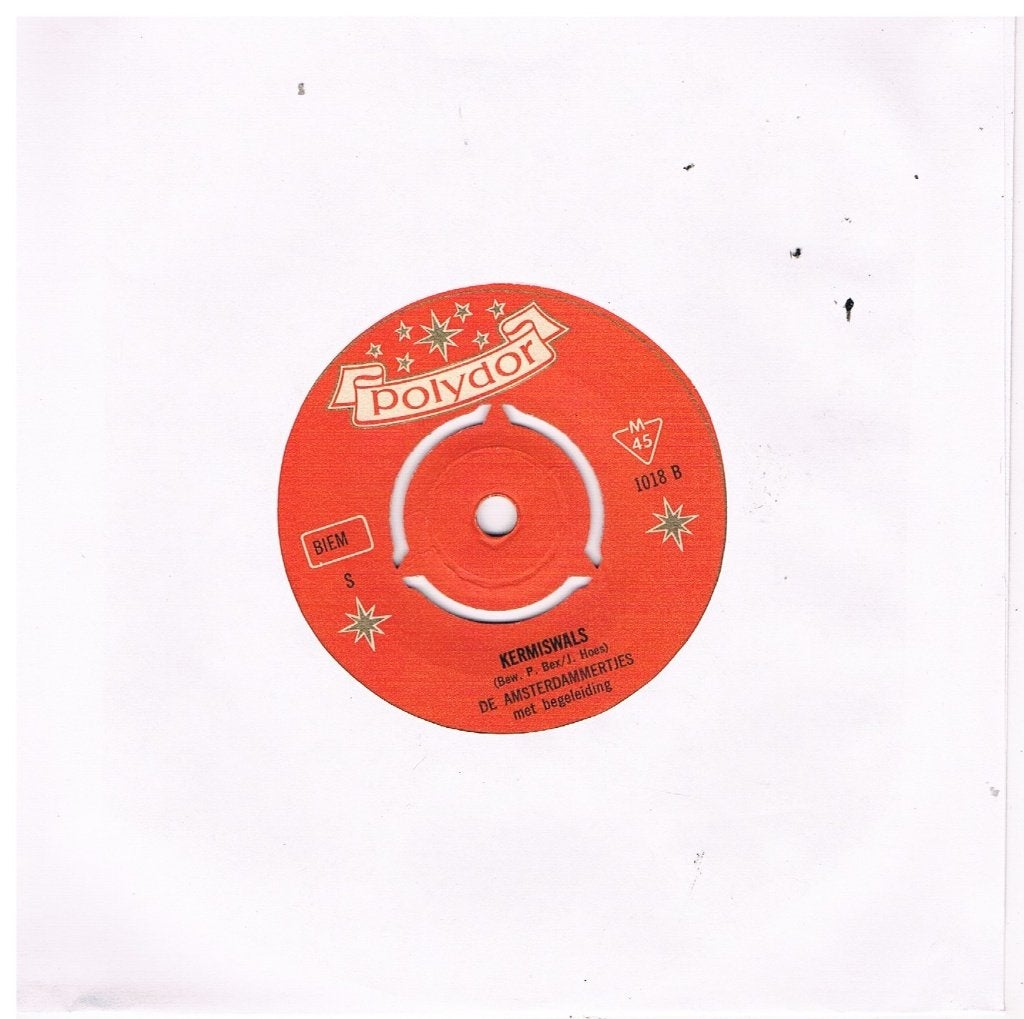 De Amsterdammertjes   Kermis wals, Ophalen of Verzenden, Zo goed als nieuw, 12 inch, Levenslied of Smartlap
