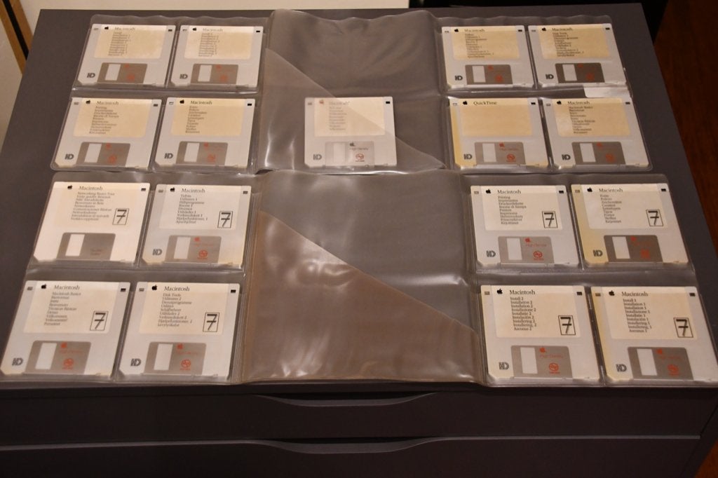 Apple Macintosh installatie disks floppy's, Ophalen of Verzenden, Apple