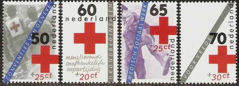 Nederland 1289-1292 serie rode kruis., Verzenden, Postfris