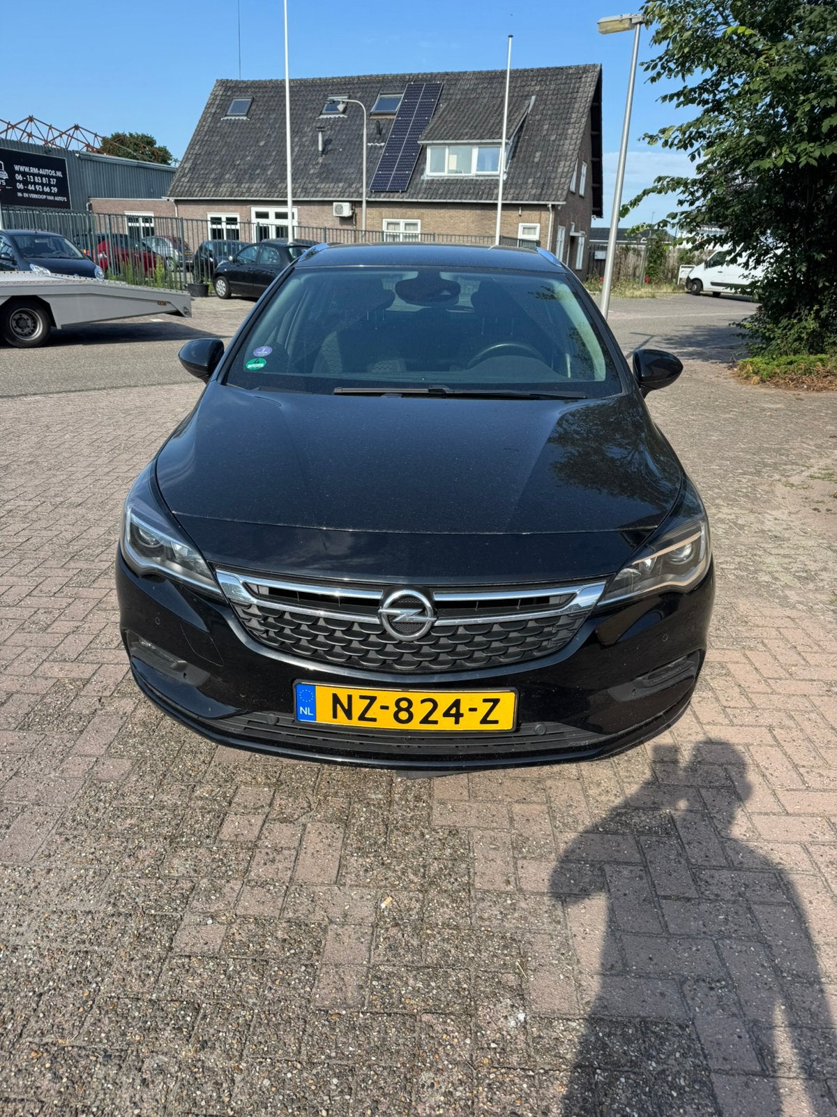 Opel Astra 1.0 Turbo 77KW Sports Tourer 2017 Zwart, Auto's, Voorwielaandrijving, 1178 kg, 620 kg, Zwart