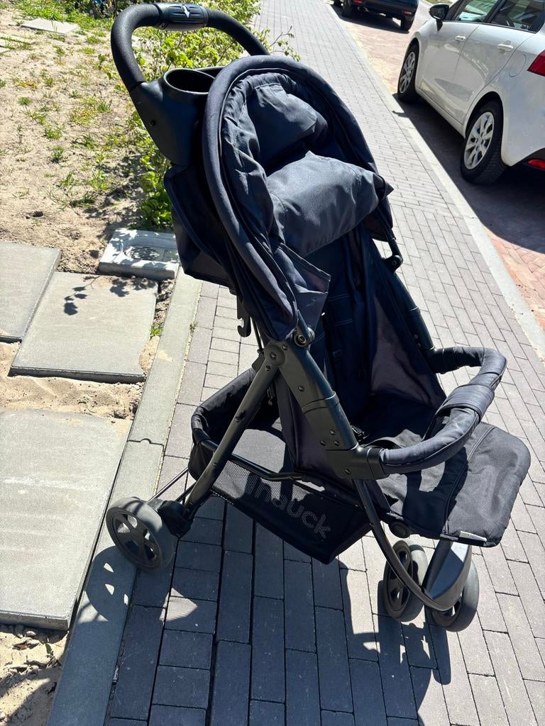 Hauck buggy, zwart, verstelbare rugleuning, Ophalen, Gebruikt, Overige merken, Verstelbare rugleuning