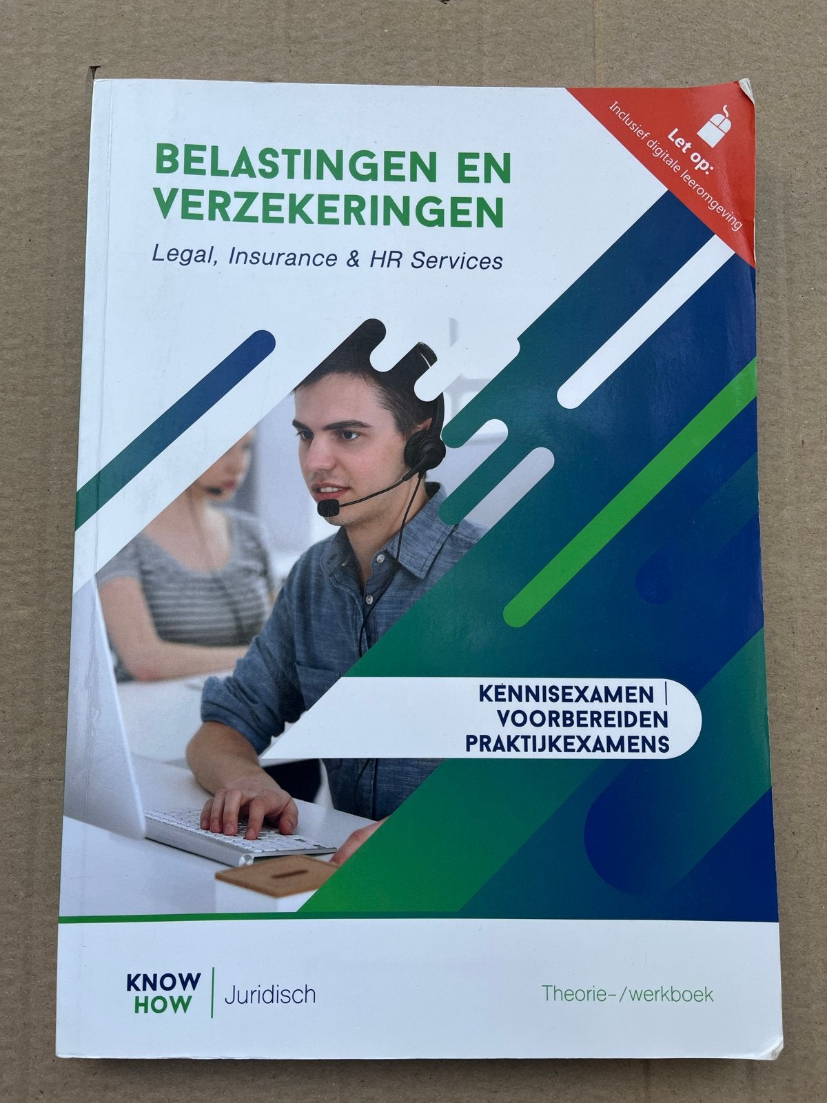 Belastingen en Verzekeringen - Theorie-/werkboek, Ophalen of Verzenden, Gamma, Zo goed als nieuw, HBO
