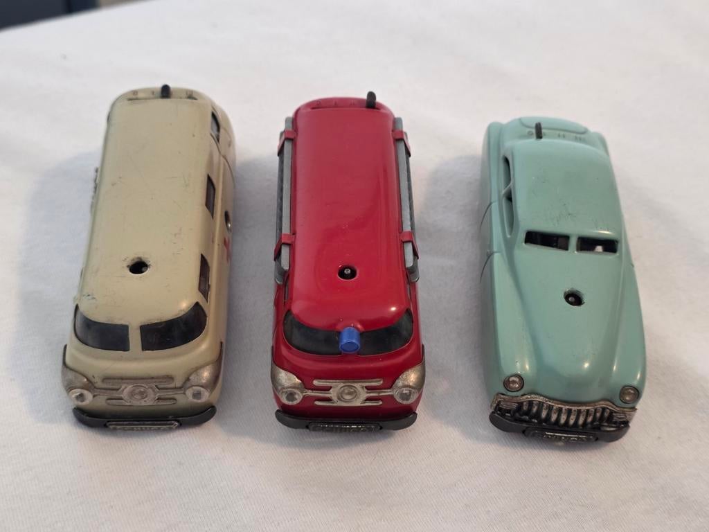 Schuco blikken speelgoedauto's - set van 3, Ophalen of Verzenden, Gebruikt, Overige typen, Schuco