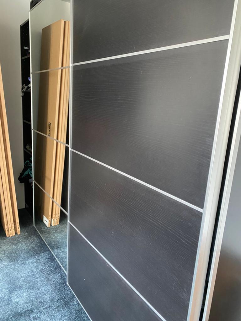 Pax kast schuifdeuren 200 cm hoog, Ophalen, Gebruikt, 150 tot 200 cm, 150 tot 200 cm