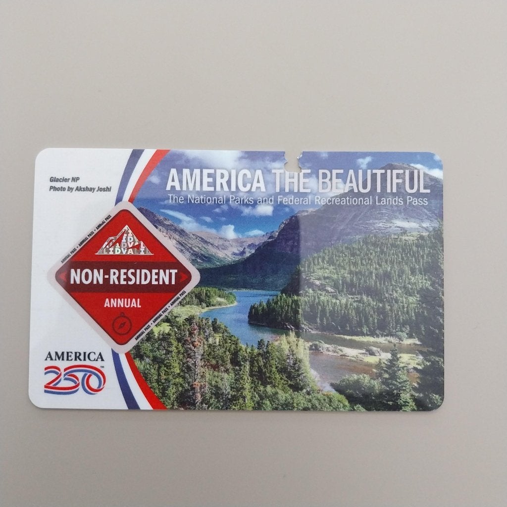 Nationale parkpas Amerikaanse natuurparken geldig tot 6/27, Tickets en Kaartjes, Autovignetten, Drie personen of meer