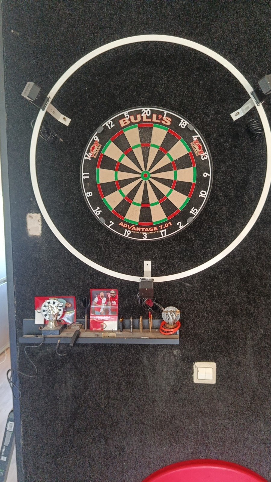 Autodarts met Plasma Ice Ring, Ophalen of Verzenden, Gebruikt, Dartbord, Elektronisch