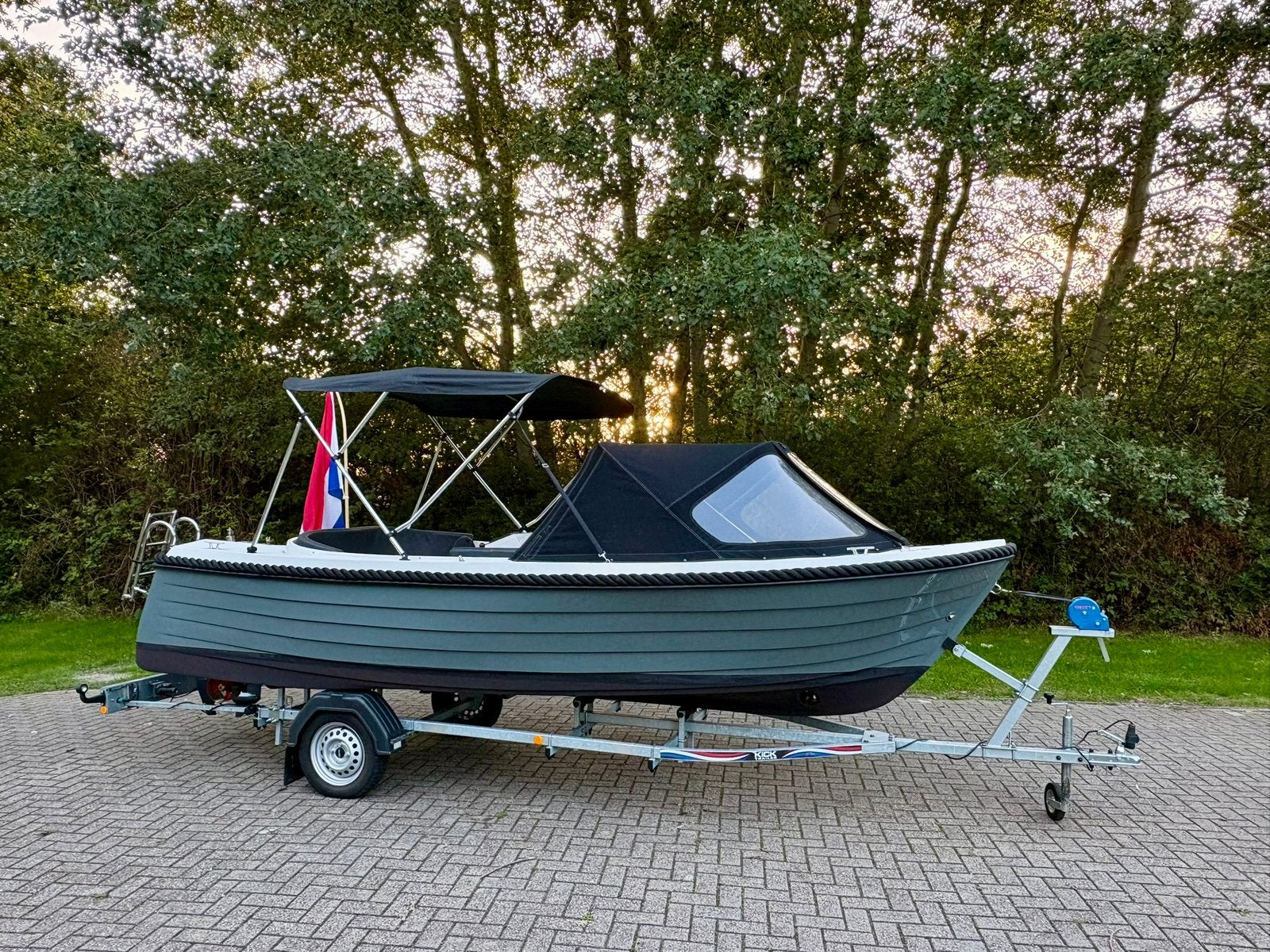 ✅ Valory 555 Sloep / Yamaha 20PK / Boegschroef / Hekschroef, Consoleboot, Gebruikt, Ophalen of Verzenden, Maassloep