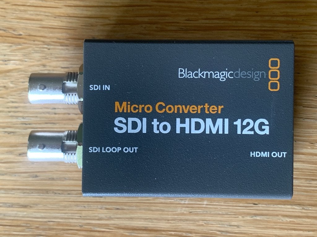 Blackmagic Design Micro Converter SDI to HDMI 12G, Ophalen of Verzenden, Zo goed als nieuw